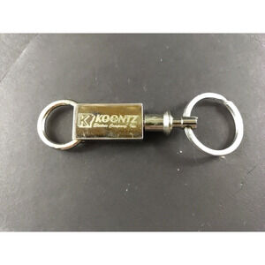 Koontz Electric Company Keychain Extender Silver Tone